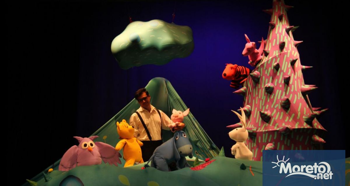 Спектакълът Мечо Пух могат да гледат днес най малките жители на