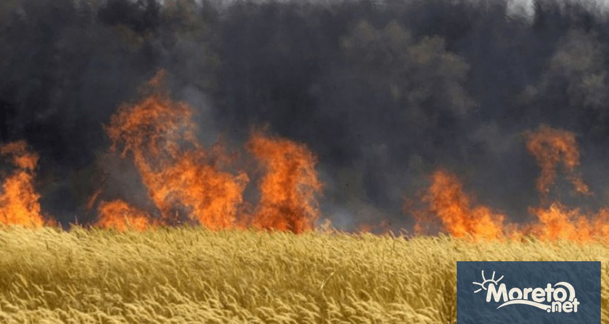 За повече бдителност към опасността от пожари по земеделските масиви,
