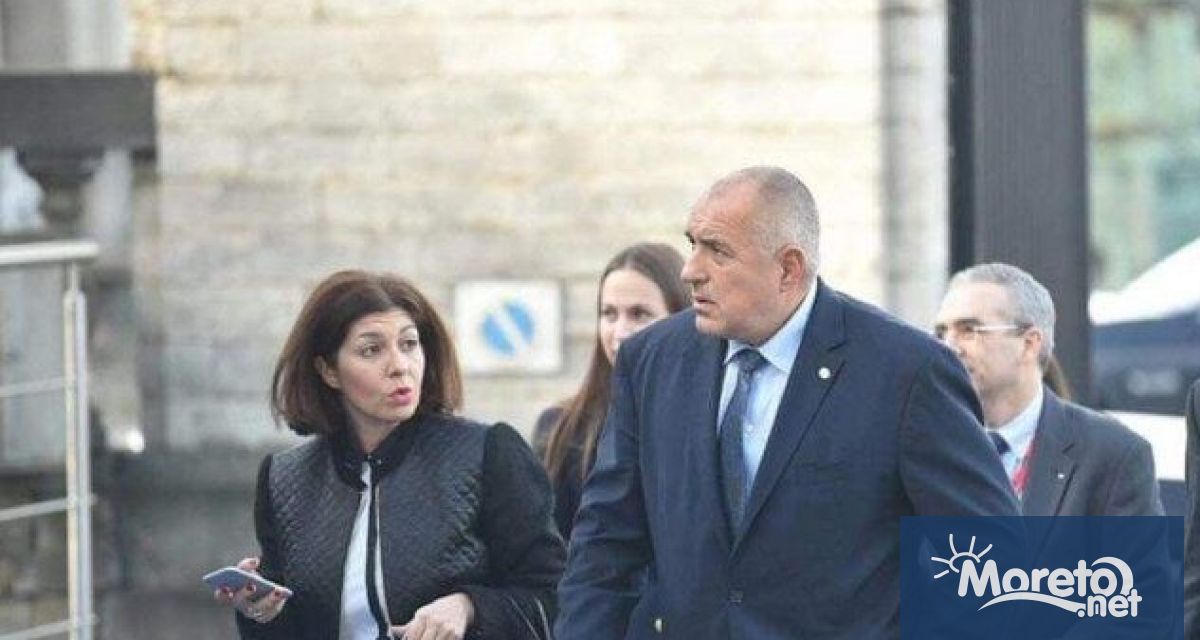 Лидерът на ГЕРБ Бойко Борисов бившият директор на пресцентъра на