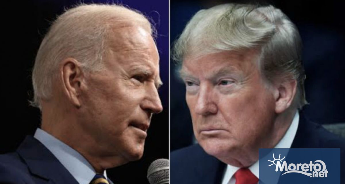 Доналд Тръмп води пред президента от Демократическата партия Джо Байдън